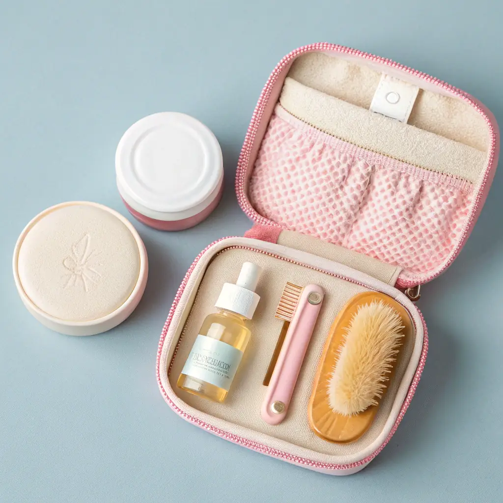 Doll Care Kit - Soft Brushes & Wipes