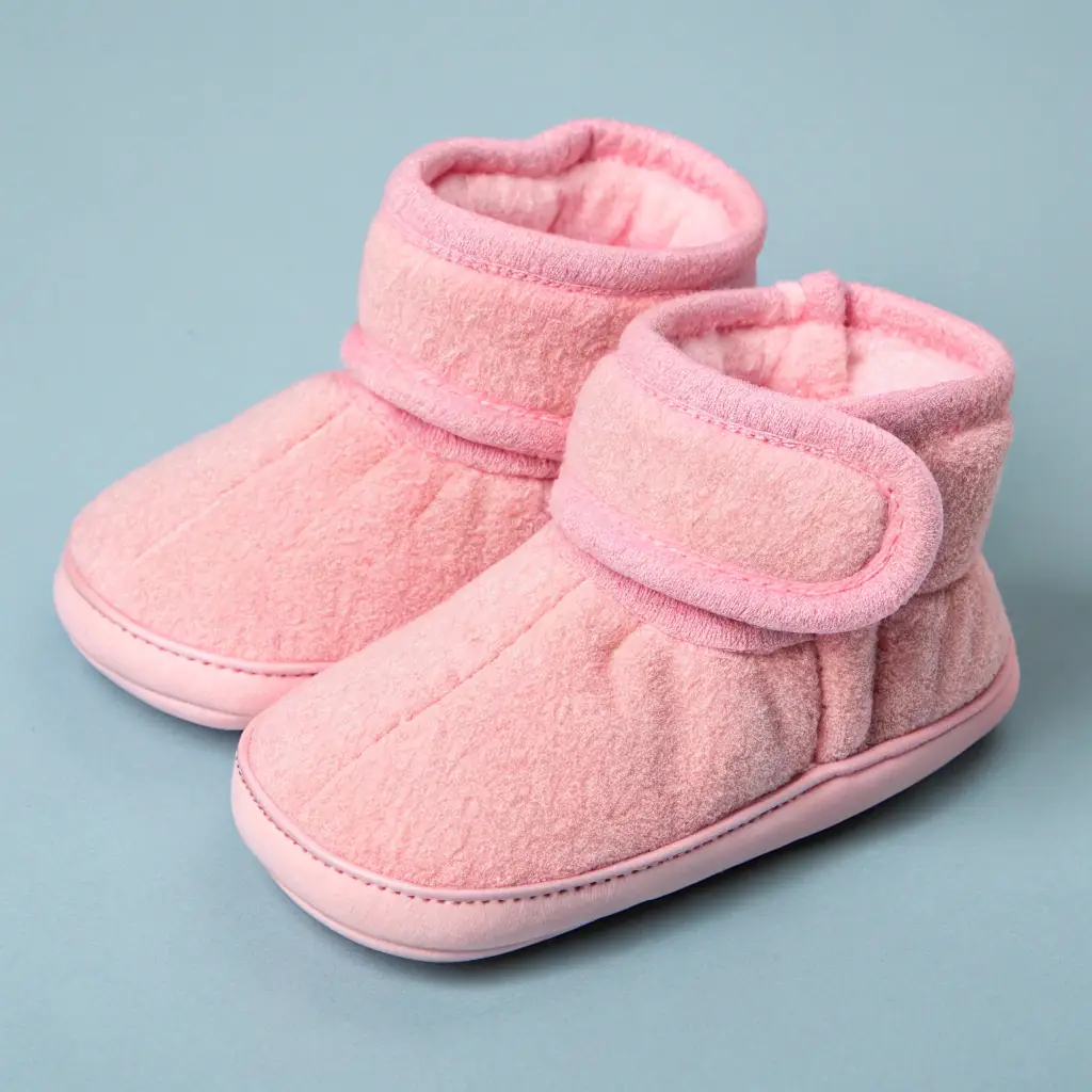 Miniature Baby Shoes - Blush Pink