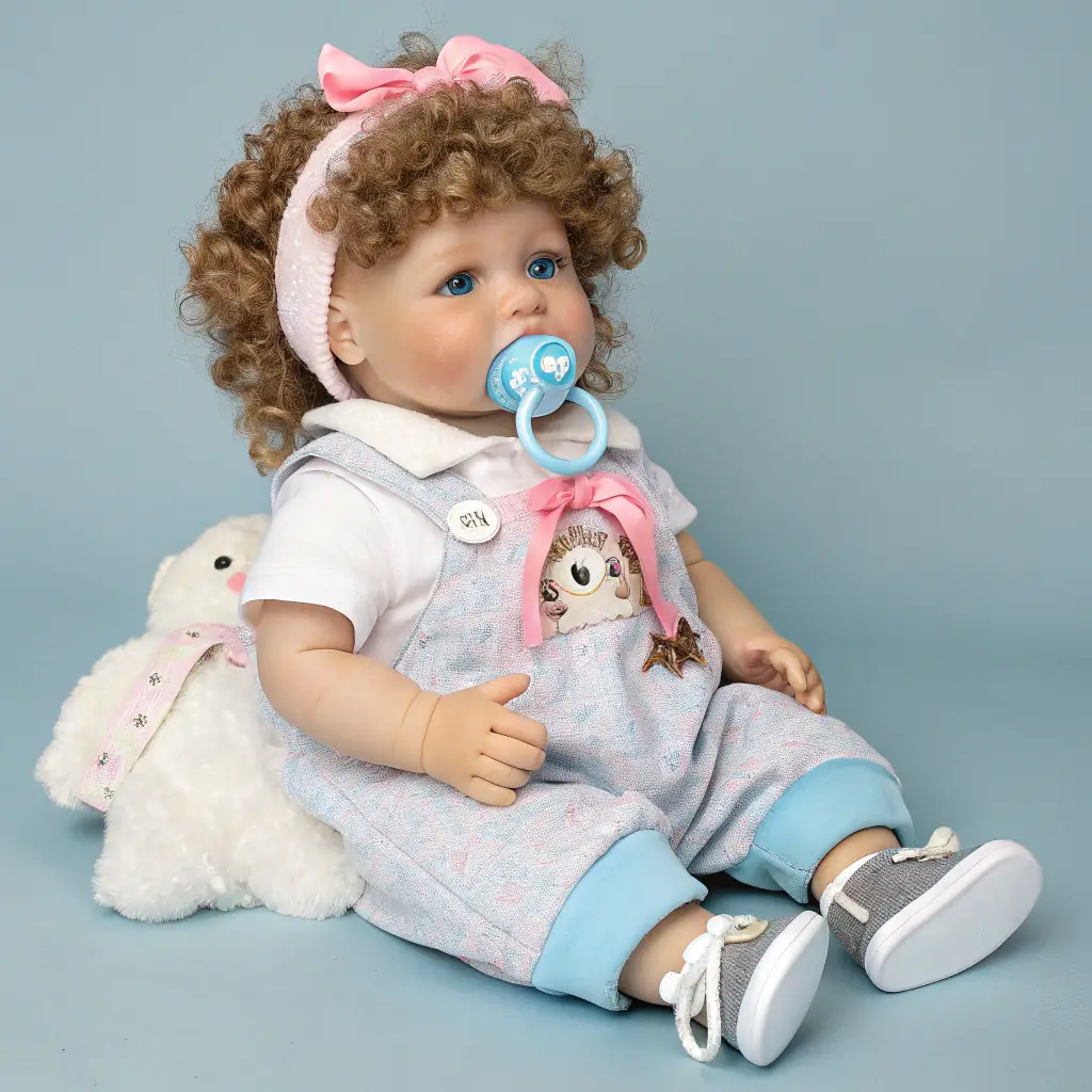 Silicone Baby Boy Doll - Serenity Skin